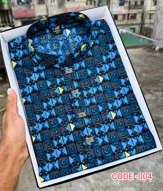 কটন কাপড়ের মধ্যে ডিজিটাল নিমকি প্রিন্ট